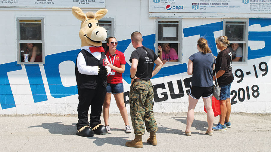 The Missouri State Fair brought back its mascot for this year’s fair, Bartholomule the mule.